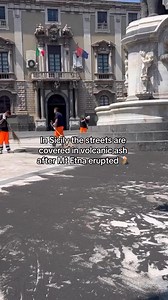 86K views · 1.1K reactions | The aftermath of the Mount Etna eruption on July 4th 2024 . . via @amosmurphy_ #mountetna #etna#volcano #italy #weather | We Are Sicilians | Facebook