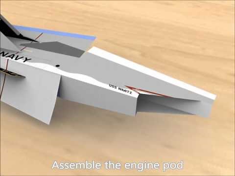 F-14 Tomcat paper model by paperbuild