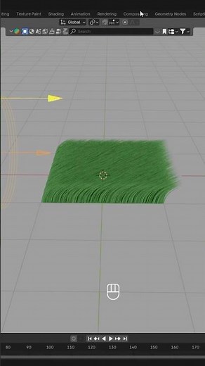 How to make grass in blender 4.2