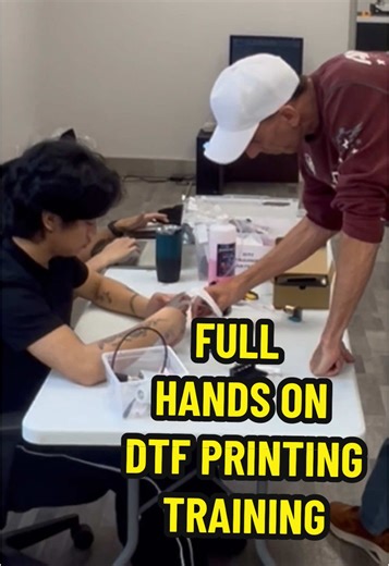 I am a Hands on Trainer. I do you do that’s how it works. Training has ended and these guys are on the road to success 💯 #DTFTRAINER #safetyfirst #dtfprinting #dtfsupplier