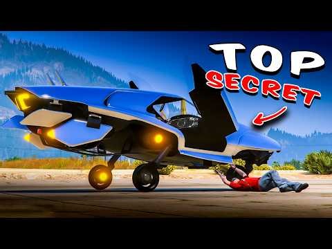 I Found a SECRET Flying Machine Inside a Crashed Army Cargo Plane in GTA 5! 😱🔥