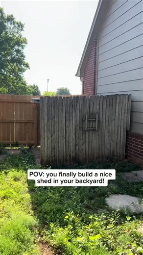 Watch as we transform this backyard space by installing a @Keter North America Cortina 9x7 Shed! It was simple to assemble and provides SO MUCH useful storage space. #DIY #BackyardTransformation #DurabilityandDesign #Keter | Nik and Liv DIY