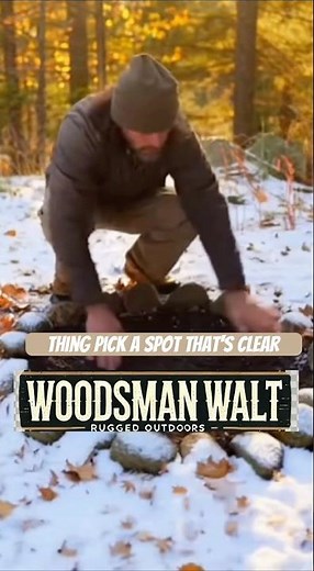 Build an EASY ⛺️ camp🔥 FIRE 🔥 #outdoors #survival