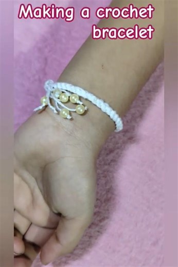 Crochet isn’t old-school, it’s timeless #shorts #crochet #bracelet #handmade #diy