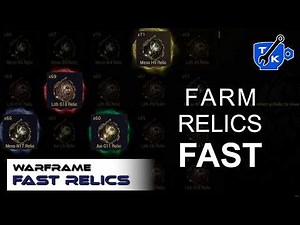 How to get new relics FAST | Warframe