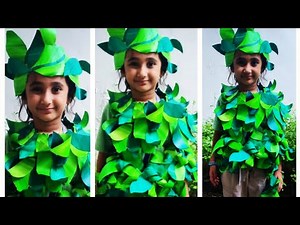 Nature DIY costume Plants & Leaves Tutorial | Fancy Dress Costume Ideas for Competition