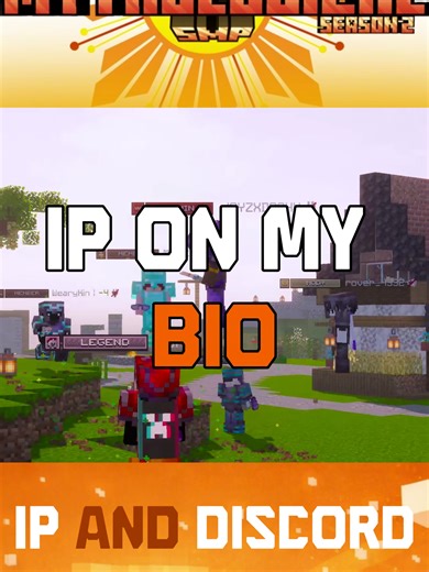⛏️IP AND DISCORD ON MY BIO⛏️ #minecraft #minecaftmeme #minecraftbuilding #foryou #fy #fypppp