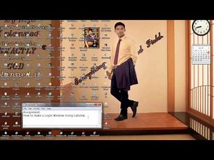 How to make a Login Window using Labview