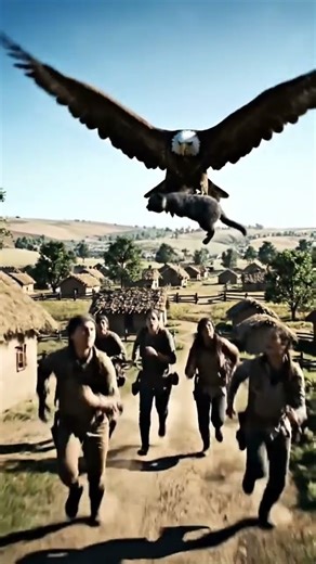 Brave Rescue Team Saves Cat from Eagle’s Deadly Attack! 🦅🐱 | Real-Life Hero Moment! #shorts #cat