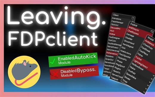 Leaving FDPclient | BlocksMC Bedwars cheats with FDPclient