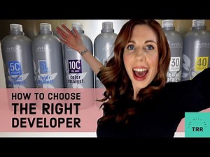 HAIR COLOR DEVELOPER EXPLAINED. Hydrogen peroxide 5vol 10vol 20vol 30vol or 40vol for bleach & dye!