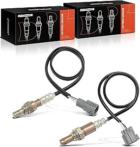 A-Premium O2 Oxygen Sensor Compatible with Subaru Outback 2004-2009, Forester 2006-2010, Impreza 2006-2011, Legacy 2004/2006-2009 & Saab 9-2X 2006, 2.5L, 2-PC Set, Upstream, Replace# 32005988
