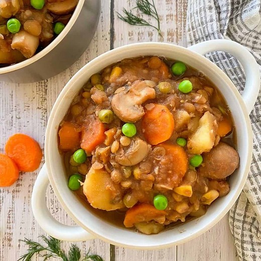 Instant Pot Vegan Stew [Oil Free]