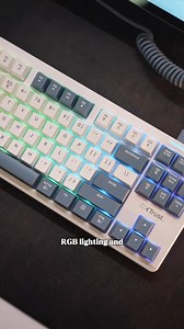 Let your setup glow-up with this new creamy & premium keyboard! Get your hands on the Xyra Keyboard on Amazon!⌨️✨ https://www.trust.com/en/product/25729-gxt-872-xyra-tkl-mechanical-gaming-keyboard-us | Trust Gaming | Facebook