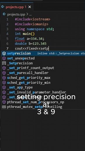 Using Precision Method in C++ Program
