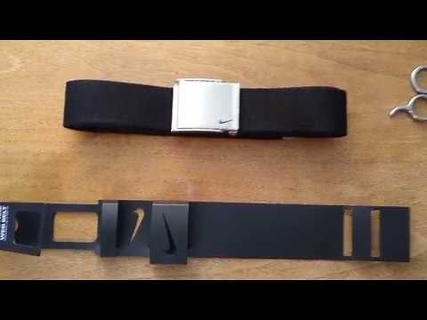 Nike Web Belt Cutting