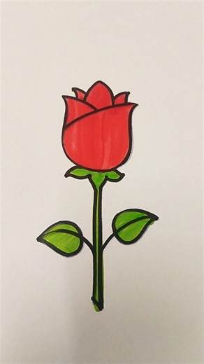 Rose drawing step by step #drawings #art #trending #viral
