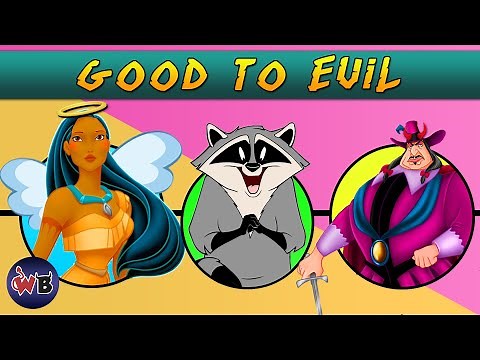 Pocahontas I & II Characters: Good to Evil