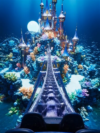 Mystical Underwater Rollercoaster - ASMR #asmr #asmrtiktok #asmrtriggers #viraltiktokvideos✅ #rollercoaster #asmrsound