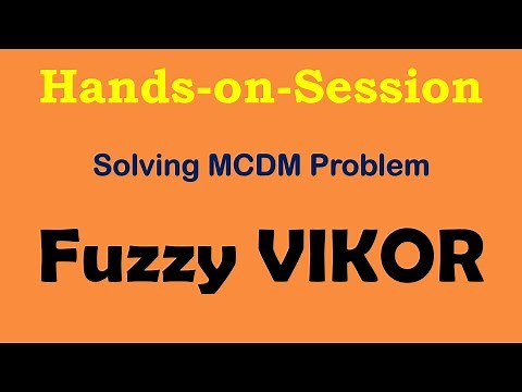 Fuzzy VIKOR - Solving step by step by using Google Sheets #MCDM #Scopus #SCI #Journal #Agile