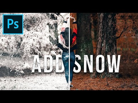 Add Snow to ANY PHOTO in Photoshop | Tutorial Tuesday