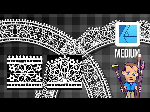 Affinity Designer Tutorial - Design your own Lace Brushes