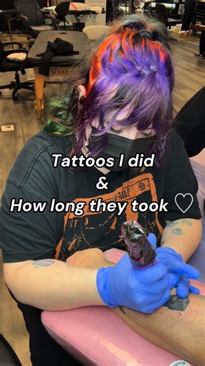 Grace Kelly 🪻 Modesto Tattoo Artist ♡ on Instagram: "Tattoos & how long they took 💕 some of my favorites in here! Thanks so much for grabbing these fun pieces guys :D 209, Modesto, California tattoo artist, nostalgia, rainbow, Lisa frank, Pokémon #tattoos #tattooartist #california #modestotattoos #fyp"