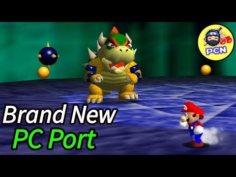 Super Mario 64 Has Never Played This Well | New PC Port 4K60 Widescreen