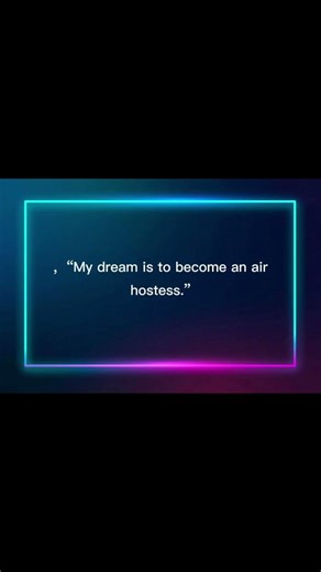 Speak English With Me -- Day 1 | My Air Hostess Dream ✈️