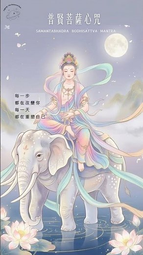 🐘普賢菩薩心咒｜行動，從那裡開始 #普賢菩薩心咒 #普賢菩薩 #普賢行願品 #半糖宇宙 #梵音療癒 #thebalancedflow