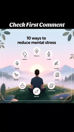 Stress is one of the most harmful conditions in today’s world. Here are 10 scientifically supported ways to reduce mental stress: 1. Exercise regularly Light physical activity such as brisk movement or simple home workouts helps release endorphins, which naturally improve mood and reduce stress. 2. Deep breathing: Practicing slow, deep breaths for 5 minutes a few times a day helps lower cortisol, the main stress hormone. 3. Get enough sleep Adults need 7–8 hours of proper sleep. Lack of sleep di