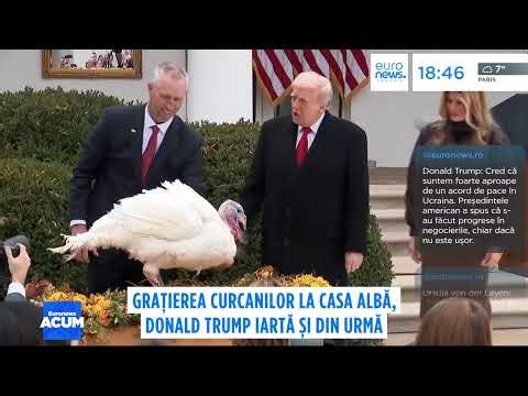 Grațierea curcanilor la Casa Albă, Donald Trump iartă și din urmă