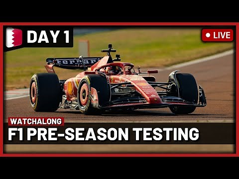 F1 Live: 2024 Bahrain Testing Day 1 Watchalong | Live Timings + Commentary