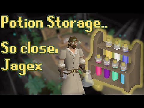 Potion Storage is almost amazing - HUGE OSRS QOL