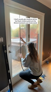 Let your first DIY home project of the new year be a $30 transformation that takes 20 min. 👌 One of the simplest things we've added to our home - these black window grids. They elevate basic doors and windows and provide the visual structure our brains crave in interiors. Clean lines always make the room feel smoother, sharper, and just...finished. It's architectural Botox. 😆 After we added them to our new bedroom it felt like a different space. Full reveal coming soon 🤗 Comment GRIDS if you'