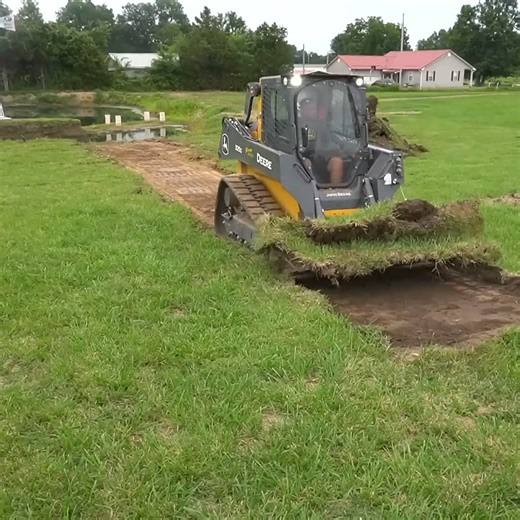 1.3M views · 7.6K reactions | Digging a Drainage Ditch with a Skid Steer #digging #ditch #skidsteer #farmlife | Rockhill Farm - Tractors, Firewood, and Excavating | Facebook