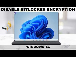 How To Disable Bitlocker Drive Encryption In Windows 11 PC / Laptop