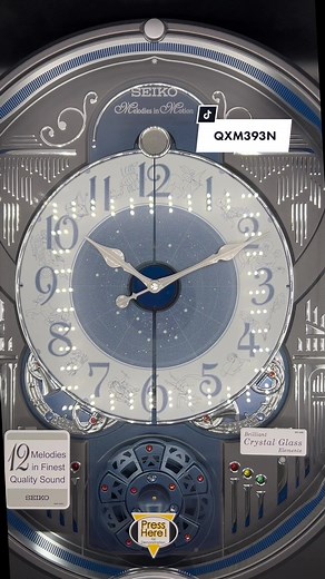 Seiko QXM393N Musical Wall Clock: Hi-Fi Melodies & Quartz Movement
