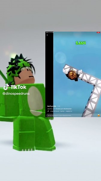 Dinospeedruns op TikTok