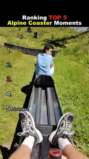Ranking TOP 5 Alpine Coaster Moments 😭😭 #usa