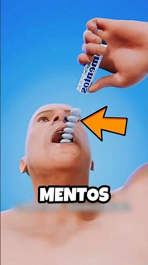 What Happens If You Swallow Mentos And Coke, Will Your Stomach Explode?😱 #Mentos #Coke #ScienceFacts