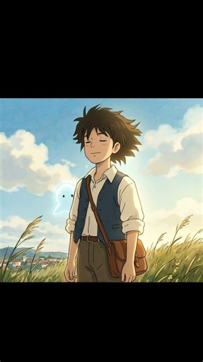 "The Wind Remembered Him" | Ghibli Style AI Animation