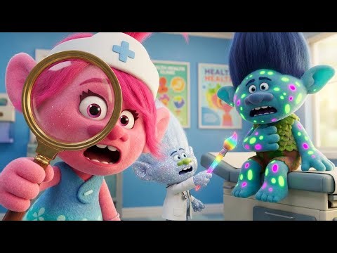 Why Is Branch Glowing?! ✨ Neon Spot Surprise at Poppy’s Place | TROLLS 3D ANIMATION