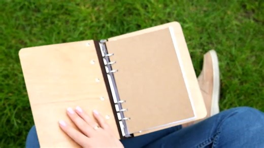 Personalized Wooden Journal, Custom Wood Planners for Employee for Holiday, Notebook With Name, Business Gift, Refillable Ring Binder A5 - Etsy