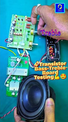 4 Transistor Bass Treble Board Testing💪🤩