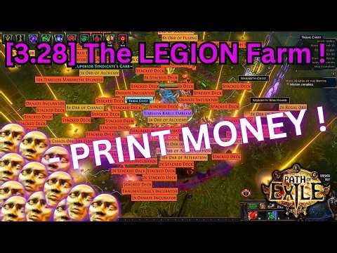 [3.28] The LEGION Farm Strategy – Easy Currency Printer on POE ! EASY + FAST !