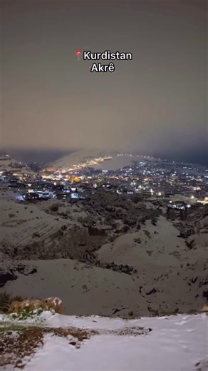Duhok Buzz on Instagram: "❄️Akrê is a historic Kurdish town in the Kurdistan Region, known for its stone houses stacked along steep hillsides and its deep cultural roots. It is especially famous for its vibrant Newroz (Kurdish New Year) celebrations, when fire-lit torches line the mountains, symbolizing renewal and resistance. #akre #kurdistan #kurd #snow #december"