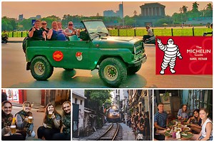Hanoi Jeep Food Tour: STREET FOOD, TRAIN-STREET & BACKSTREET EXPERIENCES: HJA4