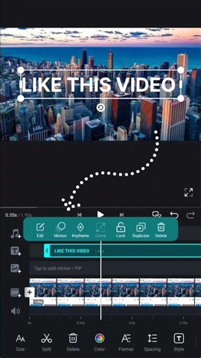 Quick text reveal in VN video editor #shorts #viral #edit