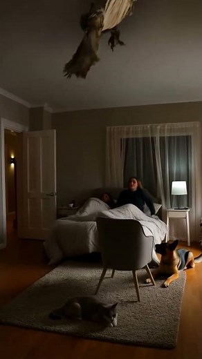 Ghost crawling in ceiling | #viral #paranormal #demon #shorts #amazing #funny | Paranormal activity